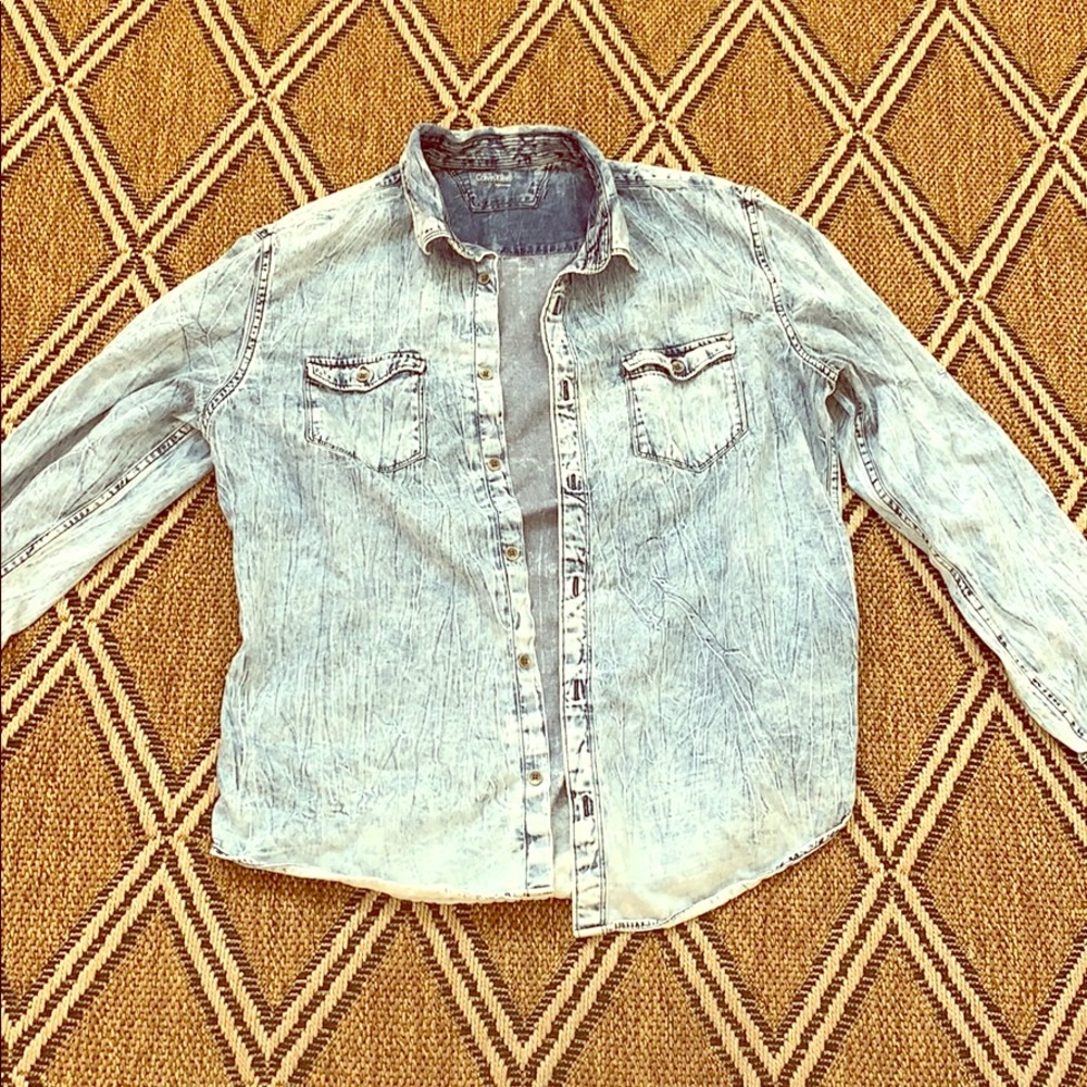 Denim, Calvin Klein button-up